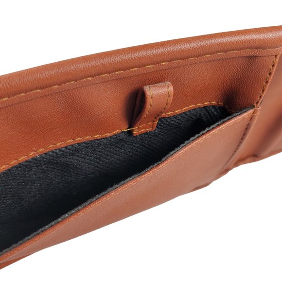 VTG Dooney & Bourke All Weather Leather Crossbody Bag Ivory Tan Brown - Picture 8 of 8